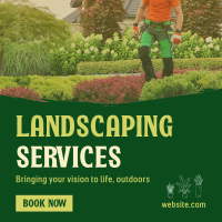 Outdoor Landscaping Instagram Post Image Preview