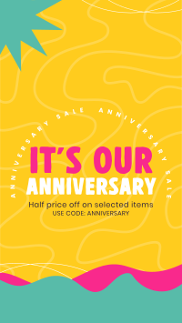 Anniversary Discounts Facebook Story