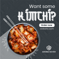 Order Healthy Kimchi Instagram Post Design