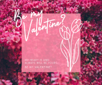 Sweet Pink Valentine Facebook Post