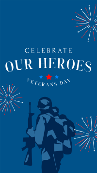 Celebrate Our Heroes Facebook Story