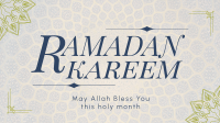 Psychedelic Ramadan Kareem Facebook Event Cover