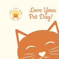 Love your Pet Day Instagram Post Design