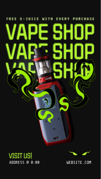 Vape Night Promo Facebook Story