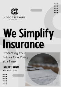 Simplify Insurance  Poster