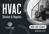 HVAC Technician Postcard Image Preview