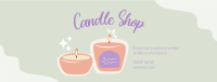 Scented  Candles Facebook Cover Image Preview