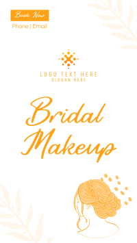 Bridal Makeup Facebook Story