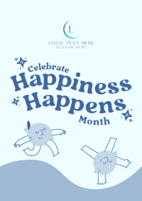 Celebrate Happiness Month Poster