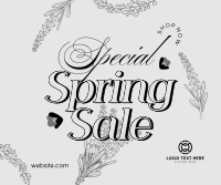 Special Spring Sale Facebook Post