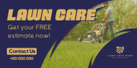 Lawn Maintenance Services Twitter Post