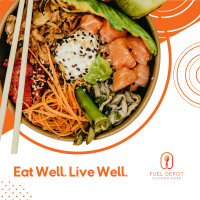 Healthy Food Sushi Bowl Instagram Post Image Preview