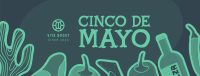 Fiery Cinco Mayo Facebook Cover Image Preview