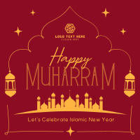 For Mosque Muharram Instagram Post Design