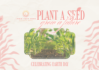 Earth Day Greeting Postcard