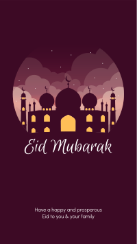 Happy Eid Mubarak Facebook Story