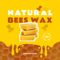 Naturally Made Beeswax Instagram Post