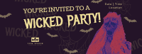 Wicked Halloween Party Facebook Cover Image Preview