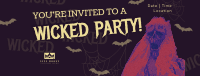 Wicked Halloween Party Facebook Cover Image Preview