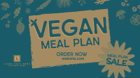 Organic Vegan Food Sale Animation