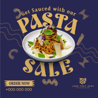 Saucy Pasta Sale Linkedin Post Design