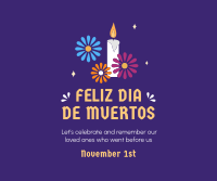 Feliz Dia De Muertos Facebook Post