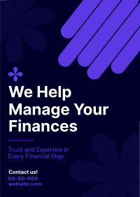 Abstract Financial Services Flyer