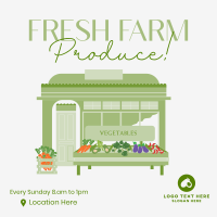 Fresh Farm Produce Instagram Post