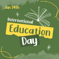Education Day Awareness Instagram Post