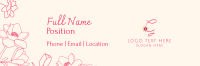 Flower Email Signature example 3