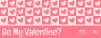 Valentine Heart Tile Facebook Cover