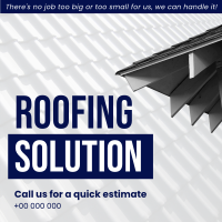 Roofing Solution Instagram Post Image Preview