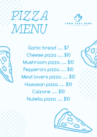 Italian Pizza Menu Menu Image Preview