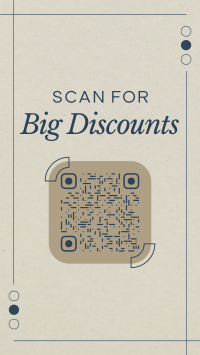 Scan Big Discount Facebook Story