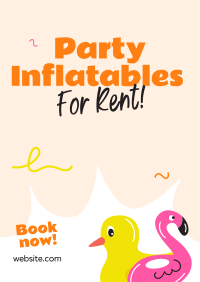 Party Inflatables Rentals Flyer