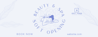 Spa Soft Opening  Facebook Cover Image Preview