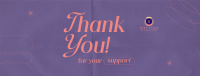 Minimalist Thank You Facebook Cover Image Preview