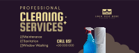 Professional Cleaning Services Facebook Cover