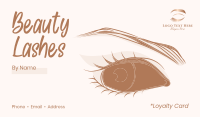 Beautiful Lashes Business Card