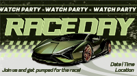 Race Day Watch Party Animation