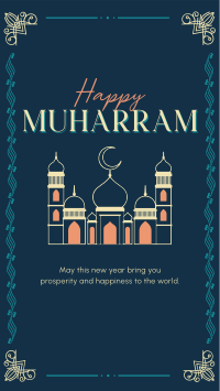 Decorative Islamic New Year Facebook Story