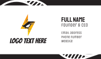 Furious Thunder Business Card Design