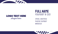 Traditional & Modern Text Font Business Card