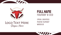 Bullfighting Business Card example 3