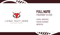 Bull Chophouse Knife Business Card