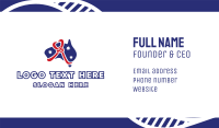 Australian Flag Business Card example 1