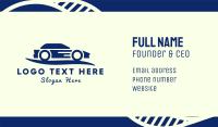 Sports Car Emblem Business Card example 2