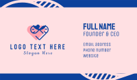 Heart Couple Business Card