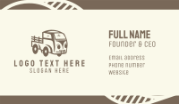 Cargo Truck Business Card example 1