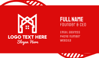 Red Business Card example 4